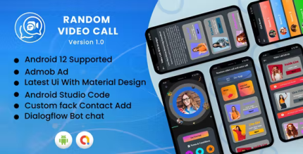 Random video call app android app admob ads codermarket.png