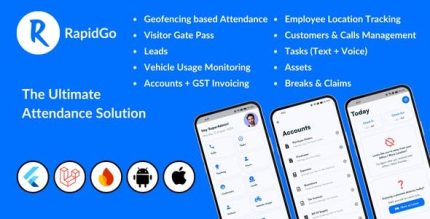 Rapidgo attendance app visitor gate pass location tracking tasks .jpg