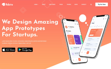 Rdsto app responsive wordpress theme.png
