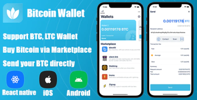 React native bitcoin wallet codermarket.png