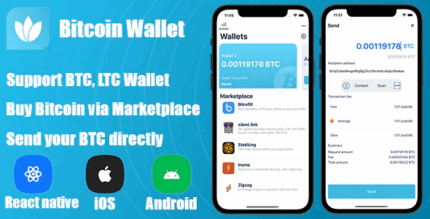 React native bitcoin wallet codermarket.png