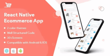 React native ecommerce app template codermarket.png