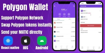 React native polygon crypto wallet codermarket.jpg