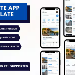 Real estate ui template flutter ios android app codermarket.png