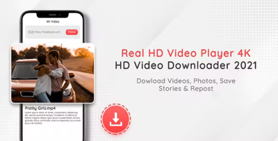 Real hd video projector 4k hd video downloader android app admob.png