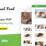 Realfood the ultimate php recipes community food rtl support codermarket.png