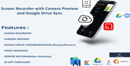 Recgamer screen recorder with camera preview and google drive sync .png