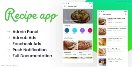Recipe app with admin panel admob and facebook ads codermarket.png