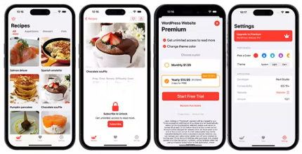 Recipe ios wordpress app swiftui full application codermarket.png