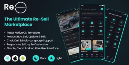 Recommerce the ultimate re sell marketplace olx clone react native cli.jpeg
