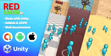 Redgreenio unity hyper casual game codermarket.png