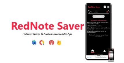 Rednote saver rednote videos audios downloader admob firebase .jpg