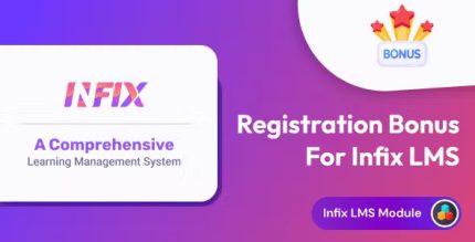 Registration bonus add on infix lms laravel learning management system .jpg