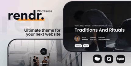 Rendr tech startup business wordpress theme codermarket.png
