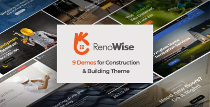 Renowise construction building theme codermarket.png