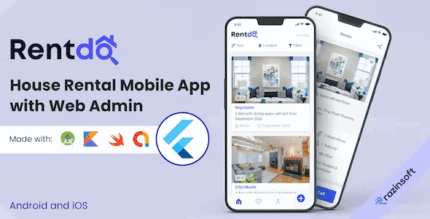 Rentdo house rental flutter mobile app with admin codermarket.png