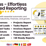 Reportplus effortles automated reporting module for perfex crm codermarket.png
