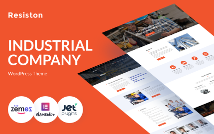 Resiston industrial company wordpress elementor theme.png
