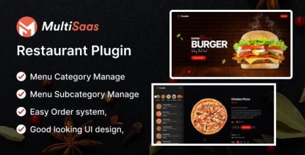 Restaurant plugin multisaas multi tenancy multipurpose website builder.jpeg