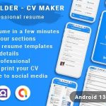 Resume builder cv maker android 13 sdk 34 codermarket.jpeg