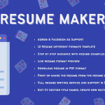 Resume maker cv maker with admob facebook mediation codermarket.png