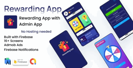 Rewarding app firebase android app quiz app codermarket.png