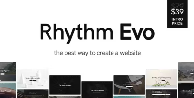 Rhythm one multipage wordpress theme codermarket.png
