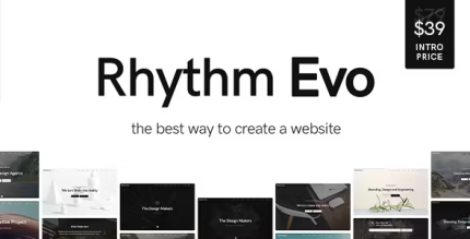 Rhythm one multipage wordpress theme codermarket.png