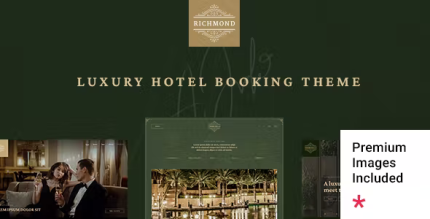 Richmond luxury hotel booking theme codermarket.png
