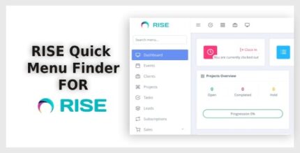 Rise quick menu finder smart sidebar search for rise crm codermarket.jpg