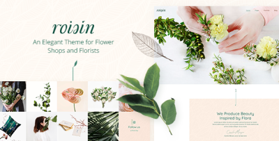 Roisin flower shop and florist theme codermarket.png