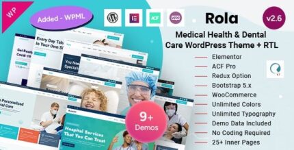 Rola medical health dental care elementor wordpress theme codermarket.jpeg