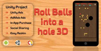 Roll balls into a hole 3d codermarket.png