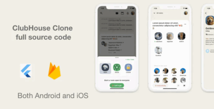 Roomies clubhouse clone and social audio app codermarket.png
