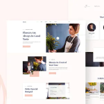 Rosse florist flower boutique elementor template kit codermarket.png