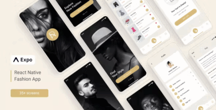 Rossi react native ecommerce template codermarket.png