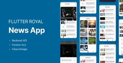 Royal news app flutter 210 with null safety in android codermarket.png