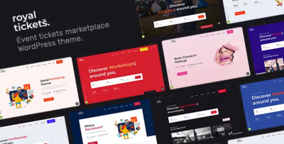 Royaltickets events booking wordpress theme codermarket.png
