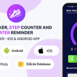 Run tracker step counter and water reminder flutter android ios app 40.png