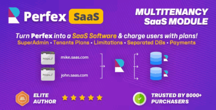 Saas module for perfex crm multitenancy support codermarket.png