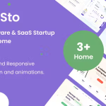 Saasto software saas startup wordpress theme codermarket.png