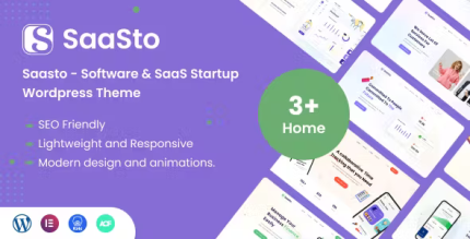 Saasto software saas startup wordpress theme codermarket.png