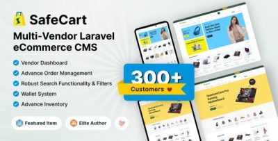 Safecart multi vendor laravel ecommerce platform codermarket.jpeg