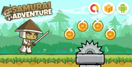 Samurai adventure run game buildbox template android studio project .png