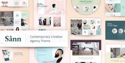 Sann design portfolio theme codermarket.png