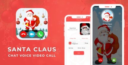 Santa claus voice video call with admob ads android codermarket.jpg