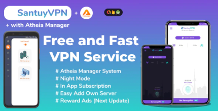 Santuy vpn best secure vpn free and fast virtual private network with admob.png