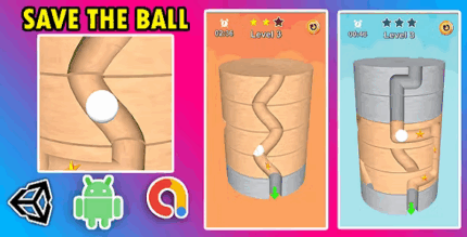Save the ball 3d game unity source code codermarket.png