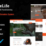 Savelife charity donation wordpress codermarket.png