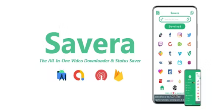 Savera all in one video downloader status saver admob firebase .png